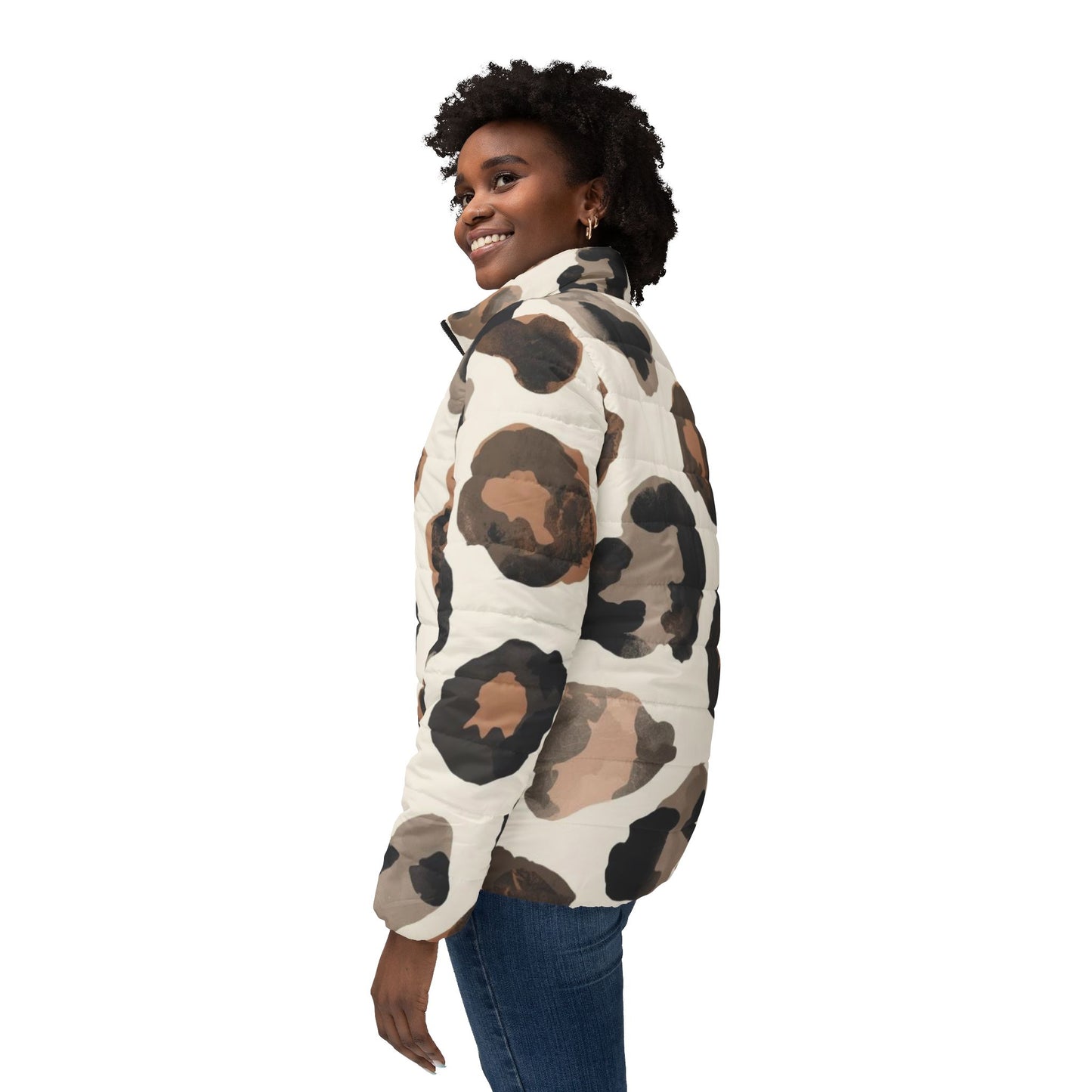 Soft Roar Puffer – She Blooms Without Apology