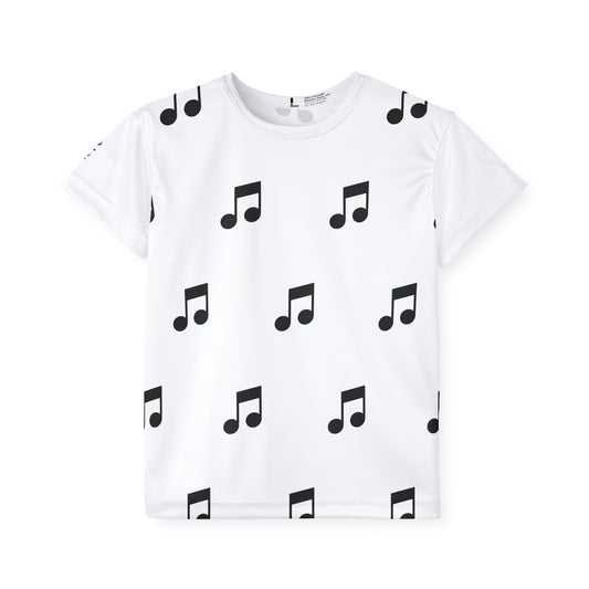 Praise Notes Tee, Youth Sports Apparel, Fun Team Shirt, Unique Gift for Young Athletes, Colorful [...]