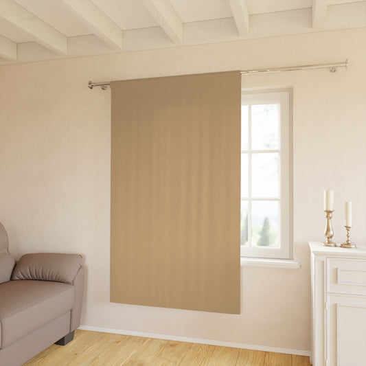 "Stillness in Clay: Golden Solid Panel – Natural Deco Collection"