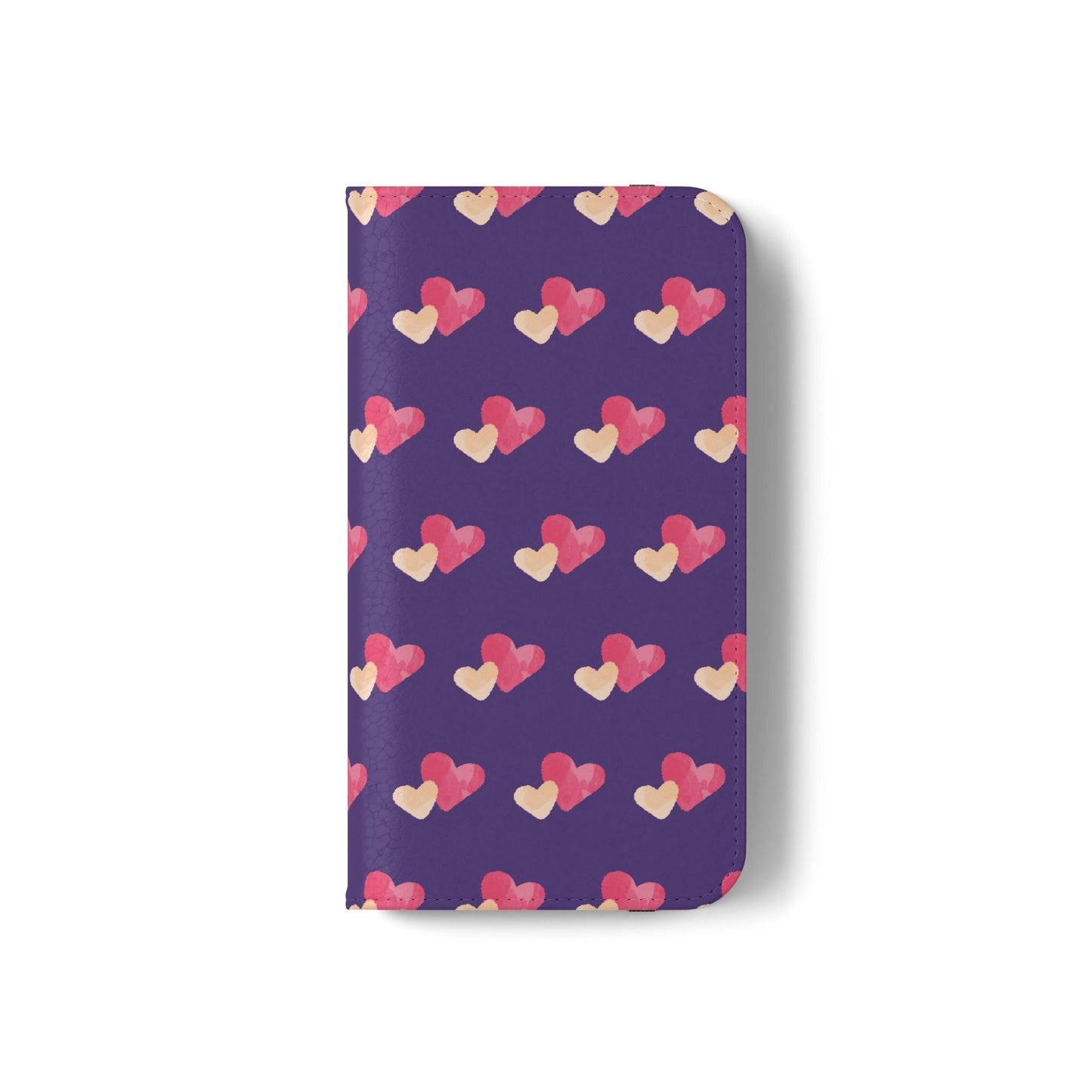 "Faith-Filled Hearts | Flip Phone Case – Purple"