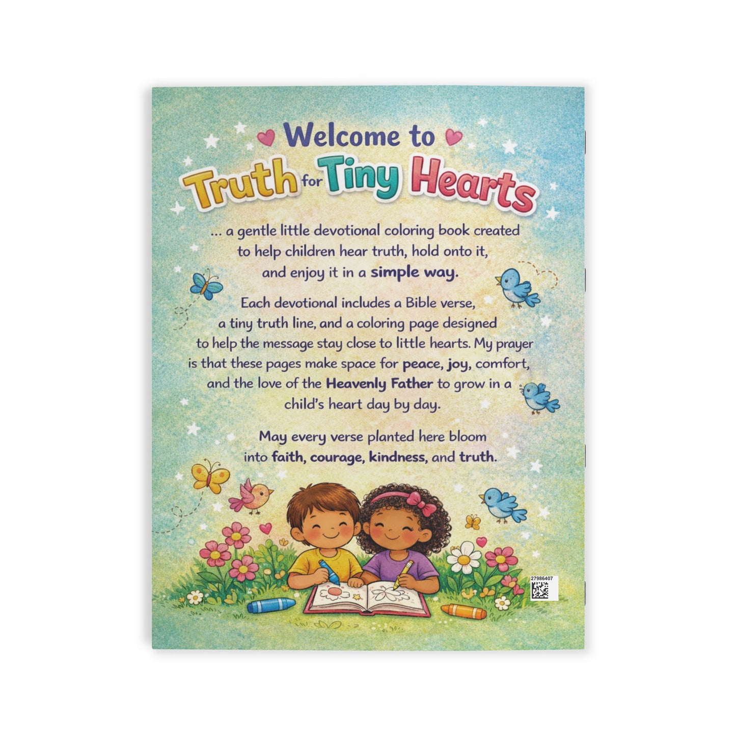 Truth for Tiny Hearts: A Kids Devotional Coloring Book