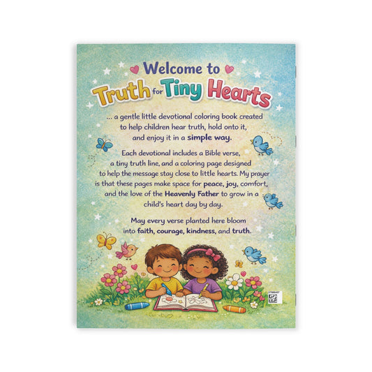 Truth for Tiny Hearts: A Kids Devotional Coloring Book