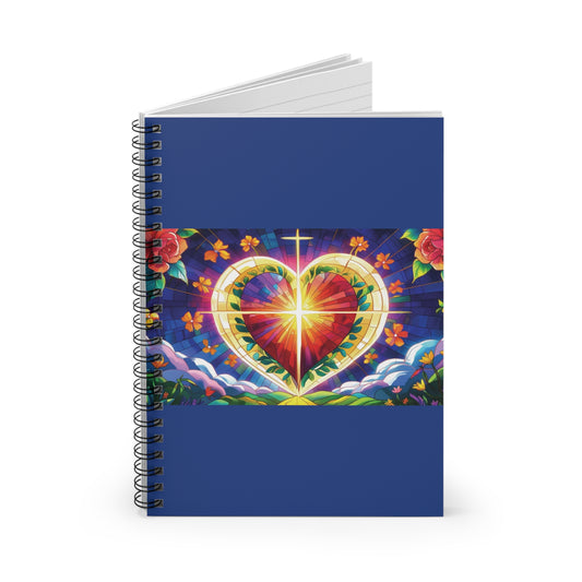 "Heart of Light" Spiral Notebook – Faith & Inspiration Journal