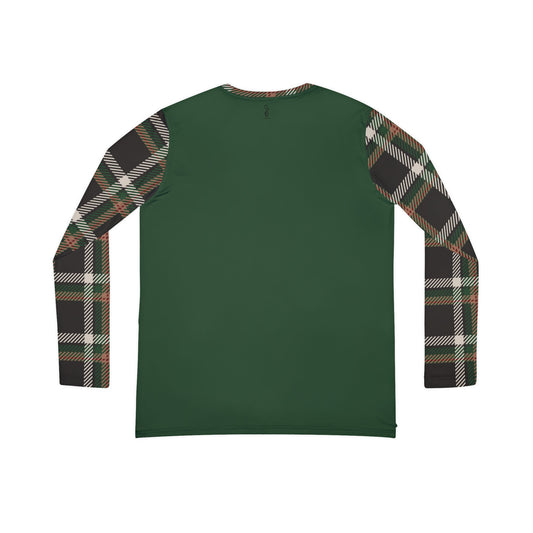 Faithful Tartan V-Neck Top – Evergreen