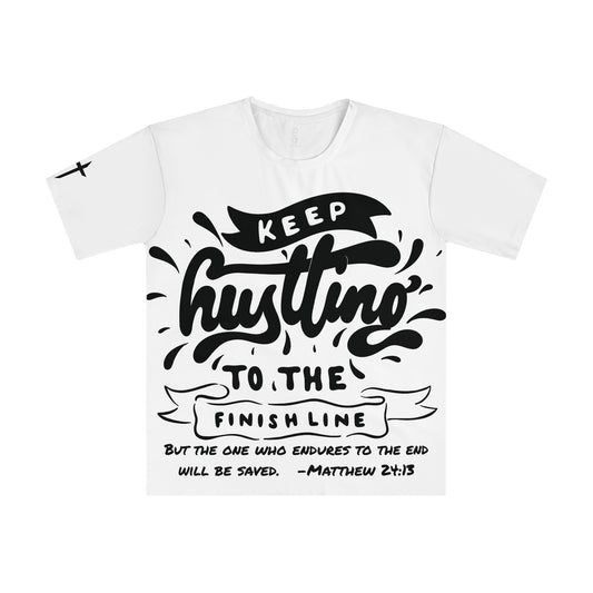 Keep Hustling – Finish Strong Tee
