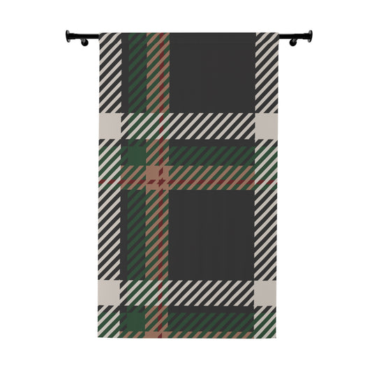 Faithful Tartan Blackout Curtain – Shielded in Grace
