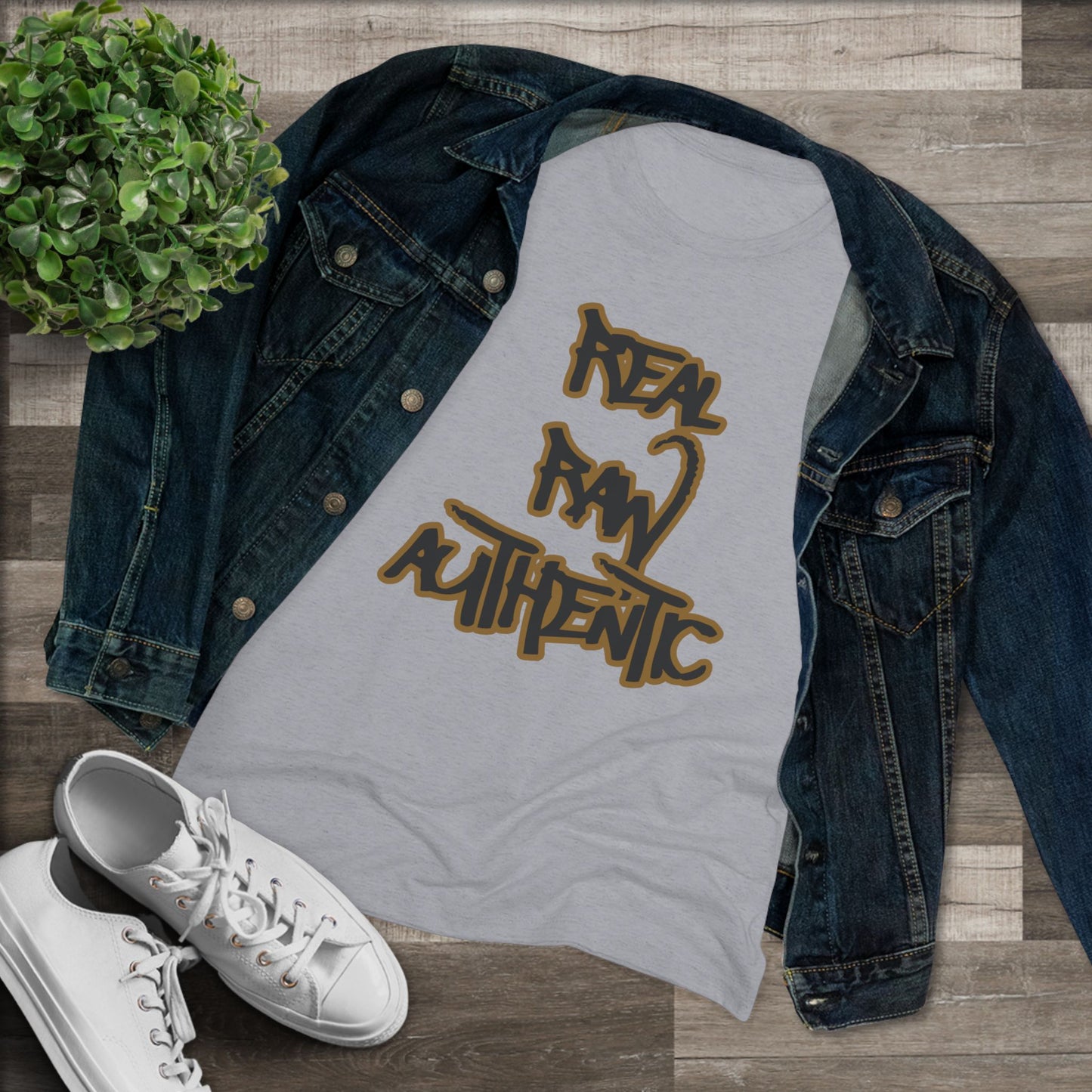 Real • Raw • Authentic Tee – Women’s Faith Streetwear