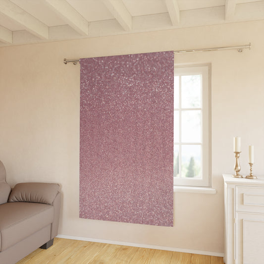 Radiant Rest: Soft Rose Shimmer Blackout Panel