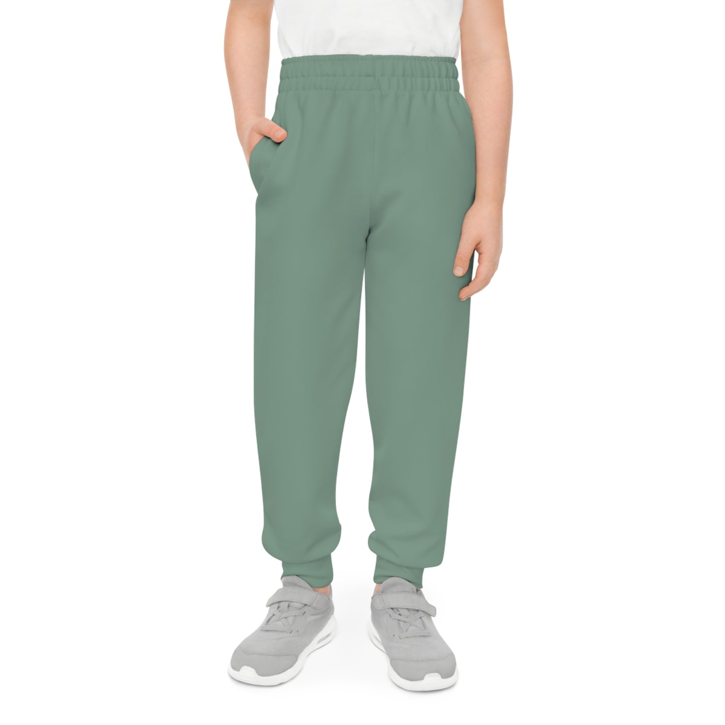 Shale Green Kids Joggers | Golden Unfurling Essentials