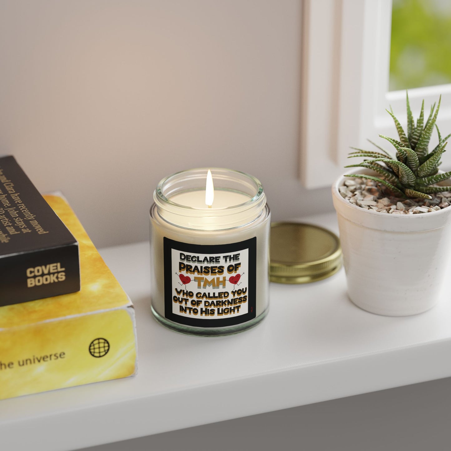 Into His Light – Scripture-Inspired Scented Candle