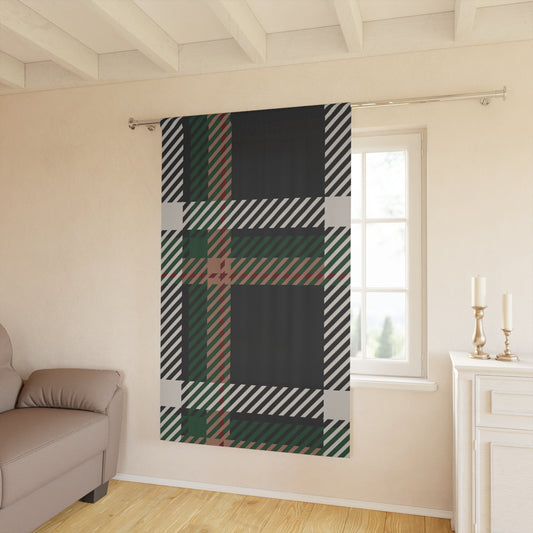 Faithful Tartan Blackout Curtain – Shielded in Grace