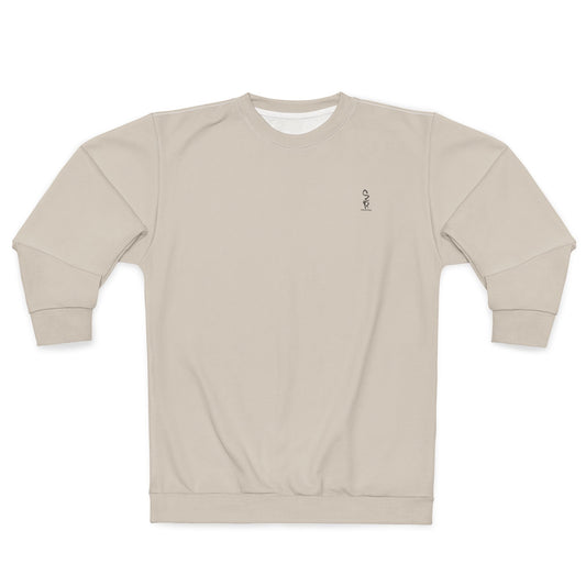 Faithful Tartan Solid Sweatshirt – Stone Beige | Whispers of Winter Collection