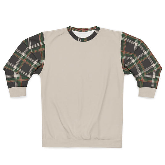Faithful Tartan Crewneck Sweatshirt – Stone Beige Edition