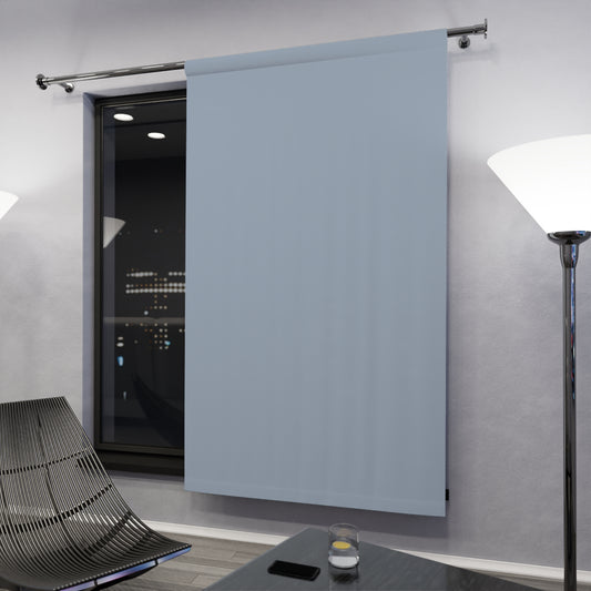 Celestial Ground Curtain Panel – Soft Celeste— Single Light-Filtering Window Curtain