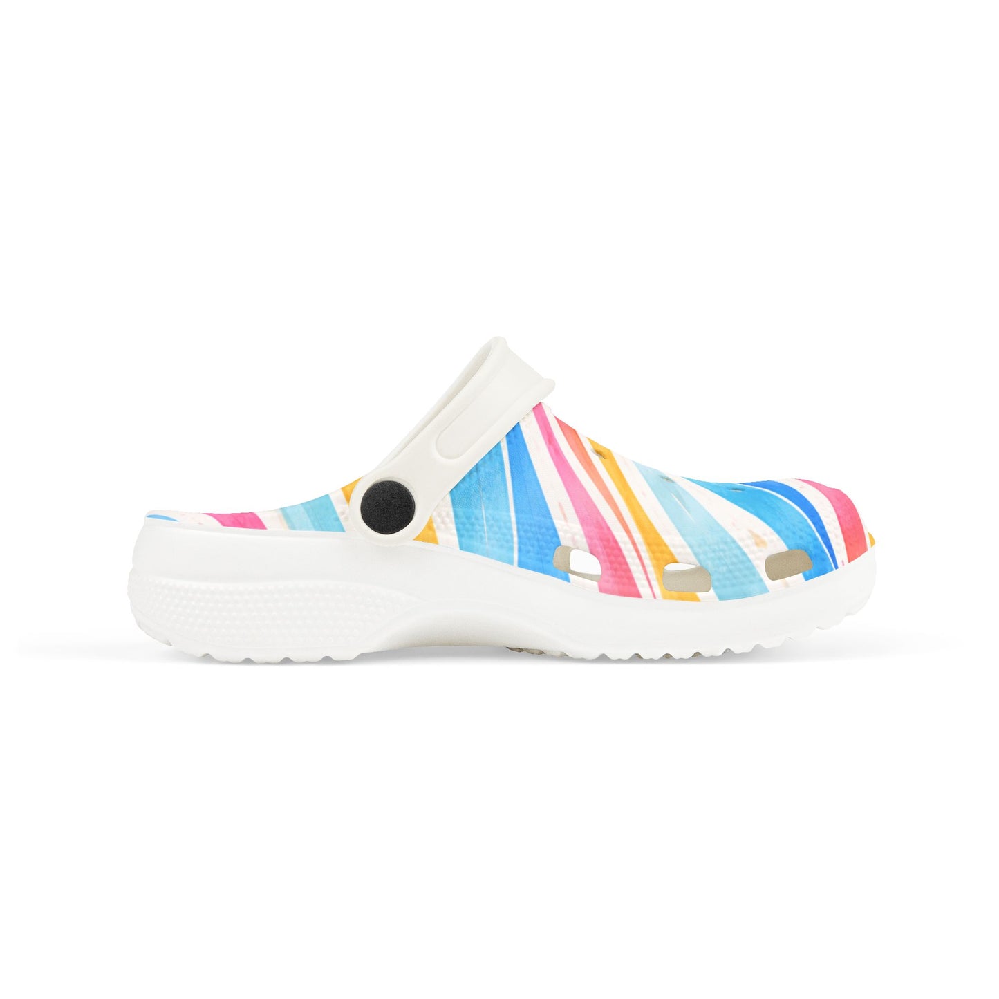 Sunburst Stripe Clogs (Unisex) | Golden Unfurling