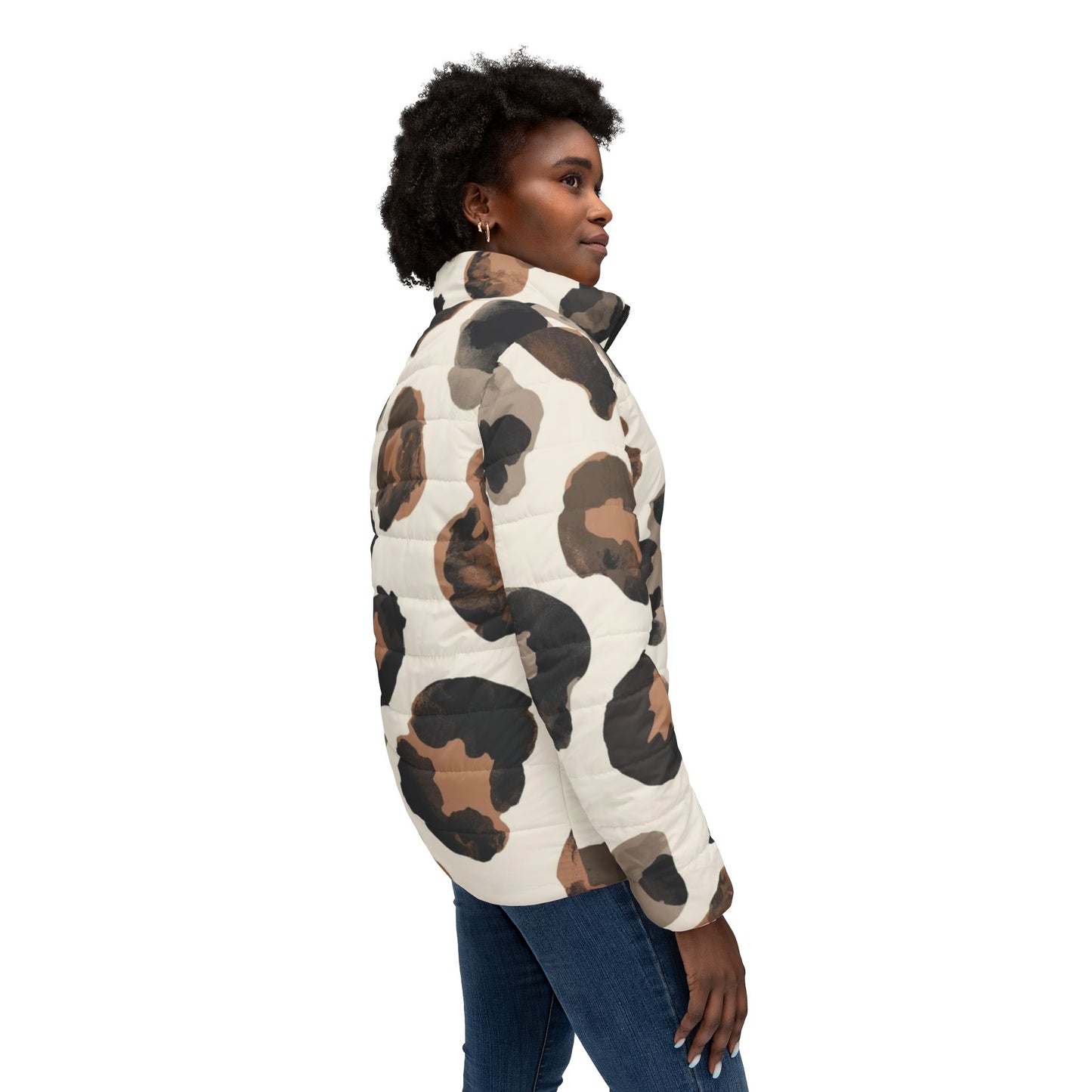 Soft Roar Puffer – She Blooms Without Apology