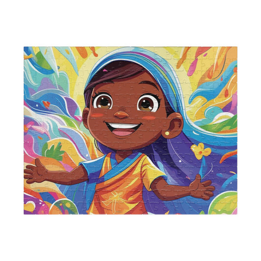 "Joyful Light: Radiant Faith Puzzle"