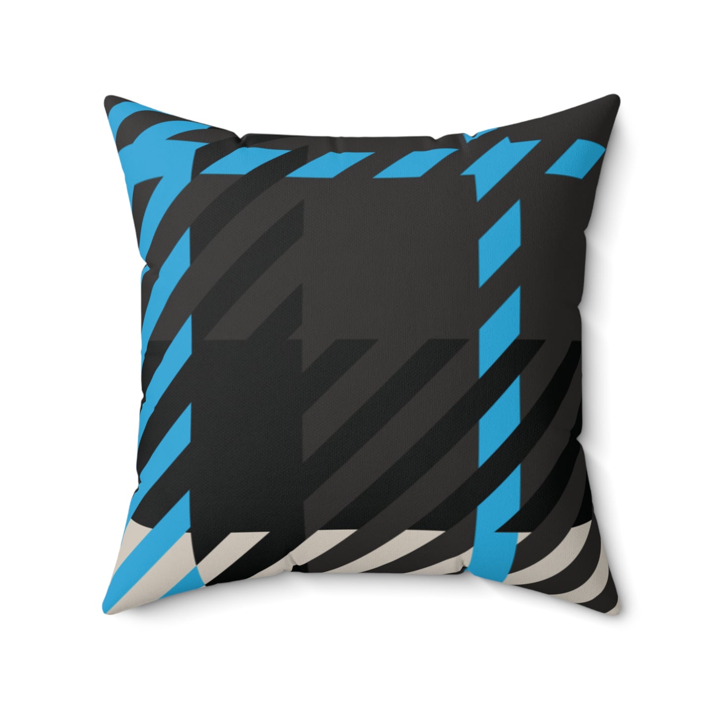 Frozen Echo: Reversible Faux Suede Throw Pillow