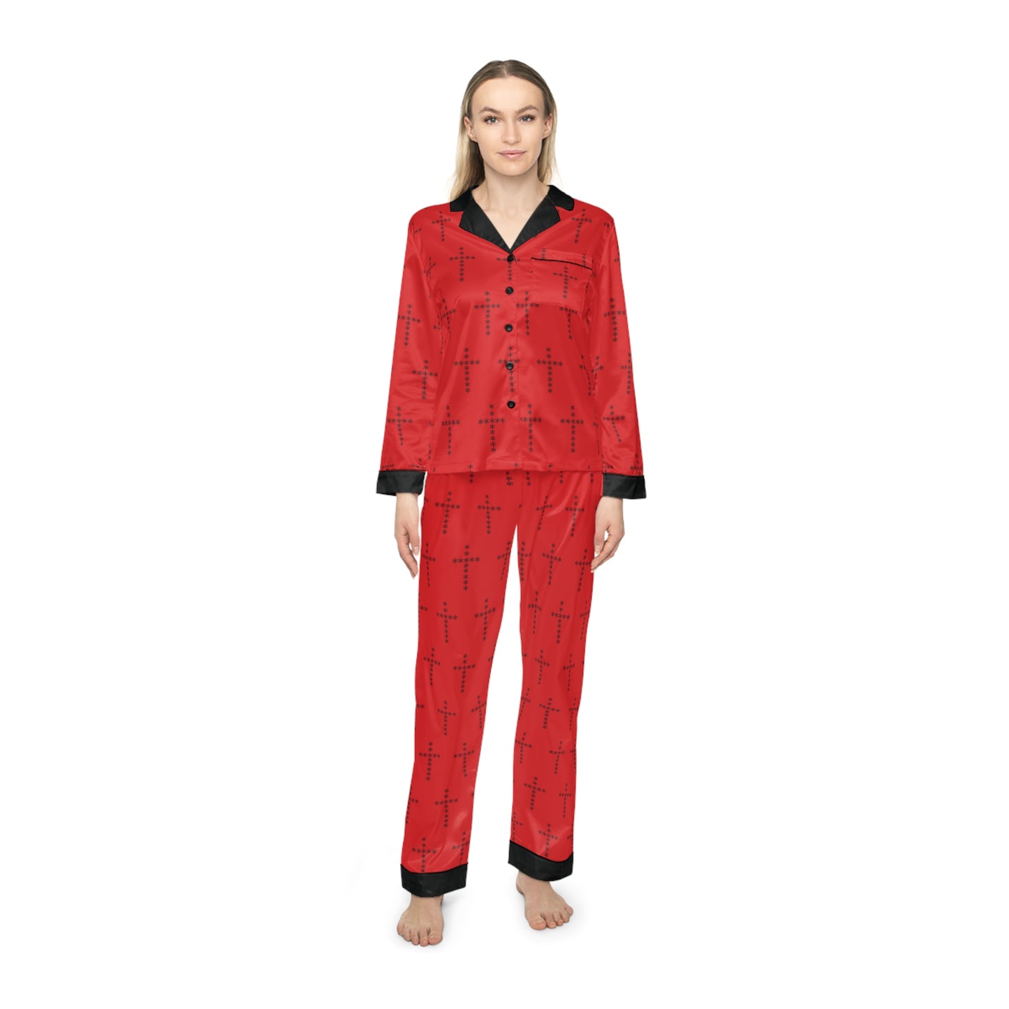 Covered in Crimson – Women’s Pajama Set