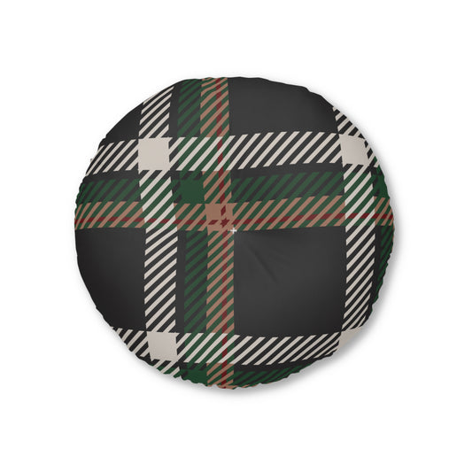 Faithful Tartan Tufted Floor Pillow