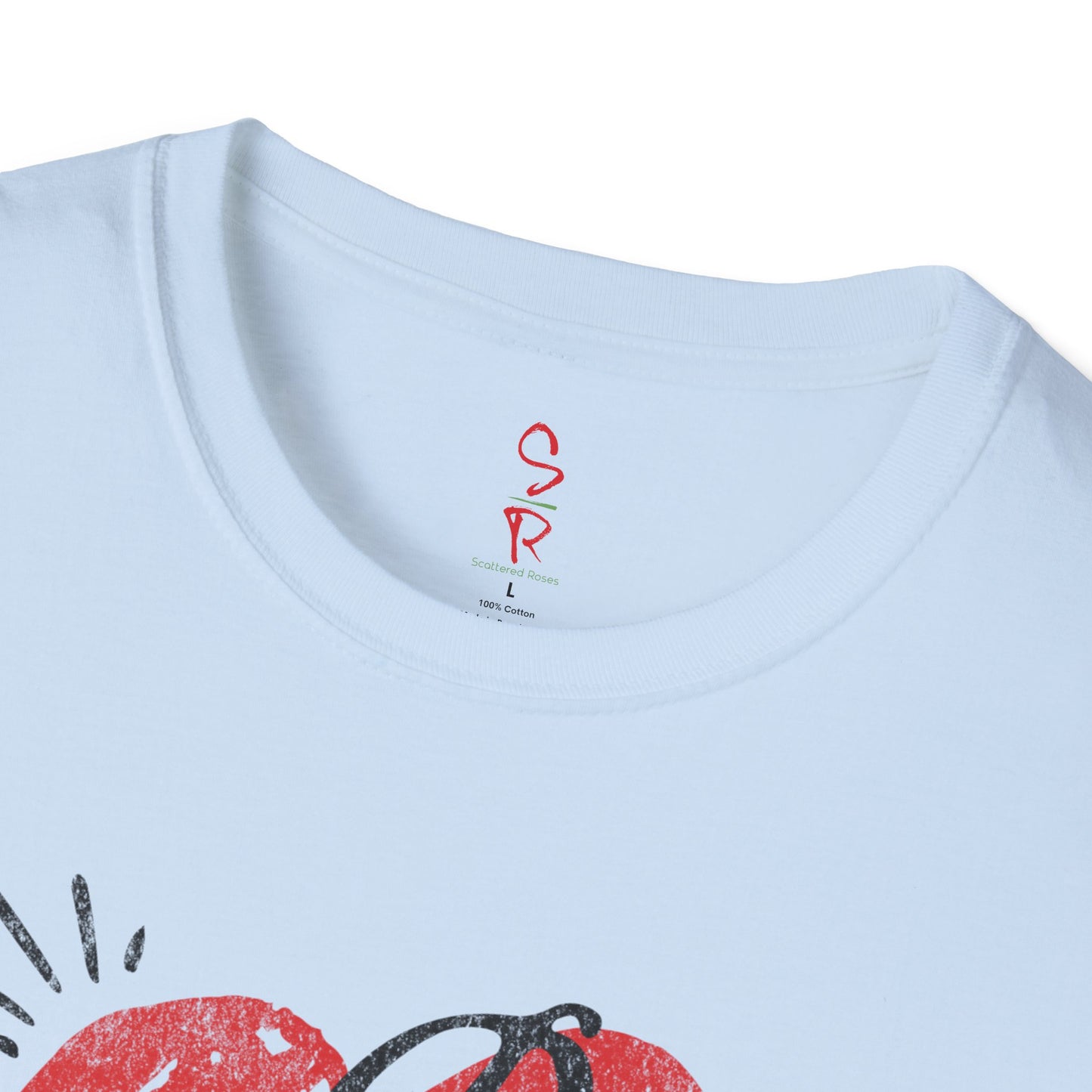 Be a Peacemaker Unisex Graphic Tee— Red Heart Retro Design
