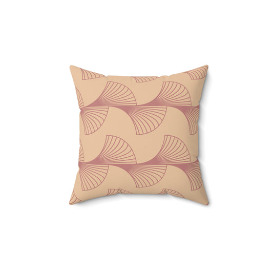 Rose Deco Luxe Throw Pillow – Champagne Gold Base