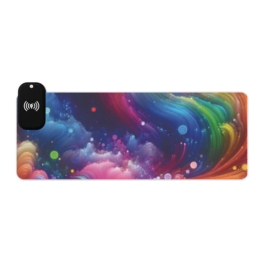 Heavenly Spectrum LED Desk Mat – Light Up Your Purpose