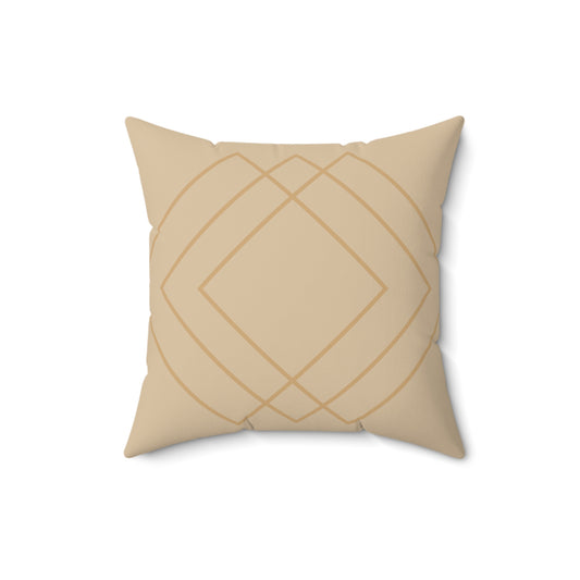 Natural Deco: Diamond Flow Throw Pillow