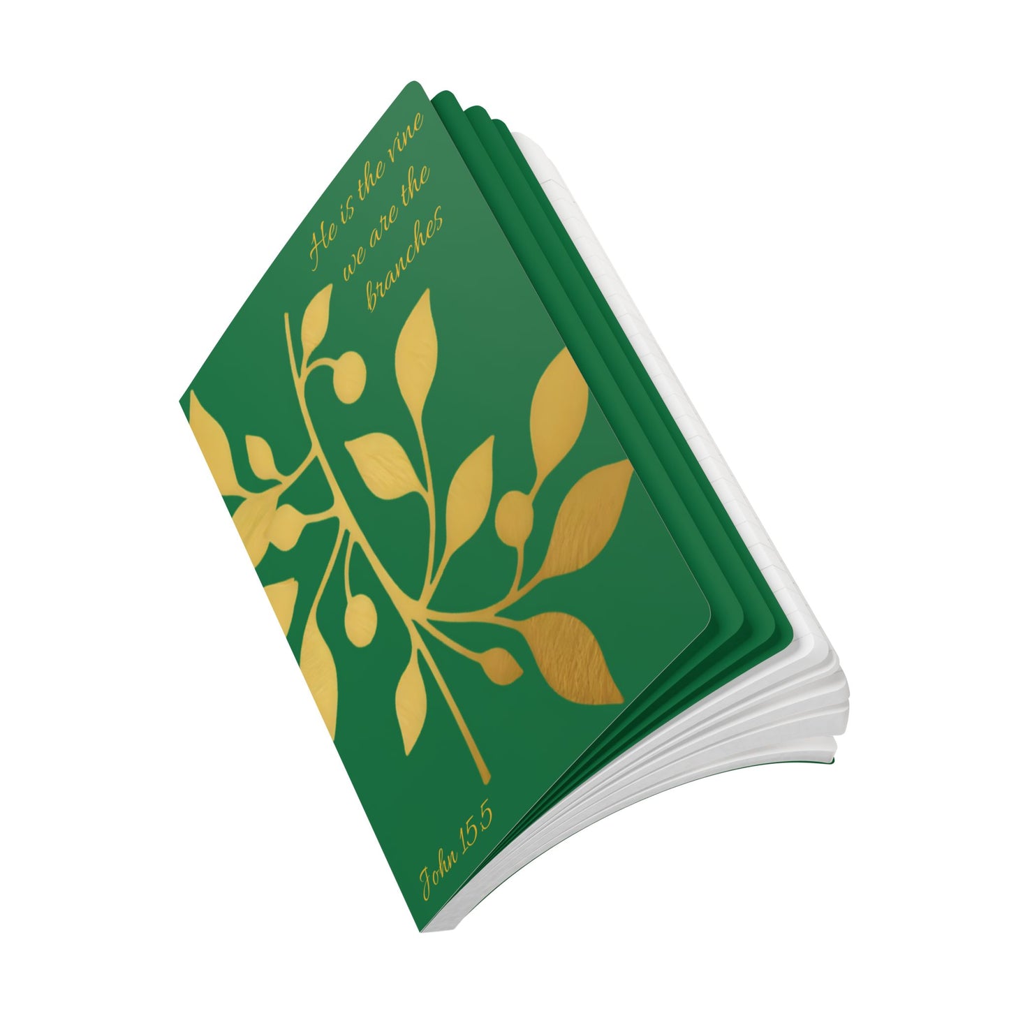 The Vine & The Branches – John 15:5 Journal (Green)