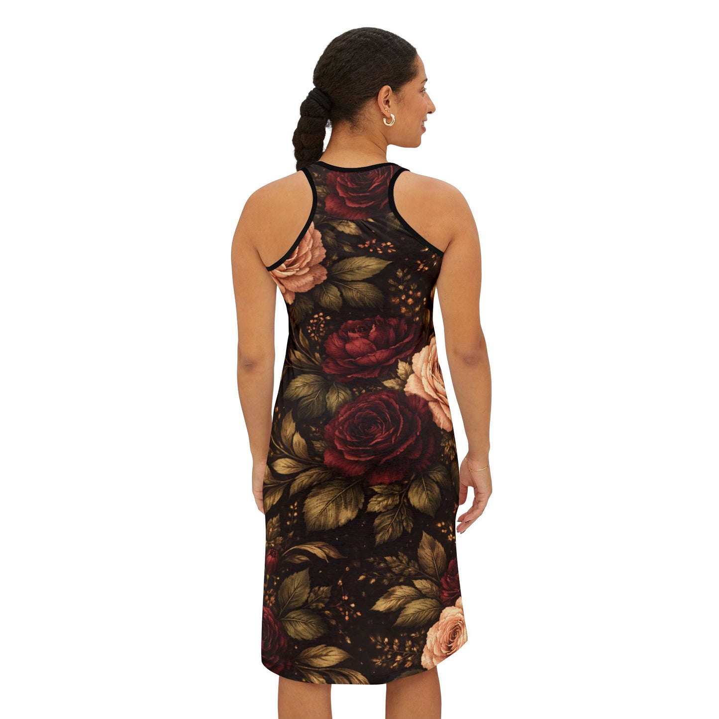 Abundance Tapestry Racerback Midi Dress