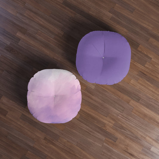 Amethyst Glow Floor Pillow
