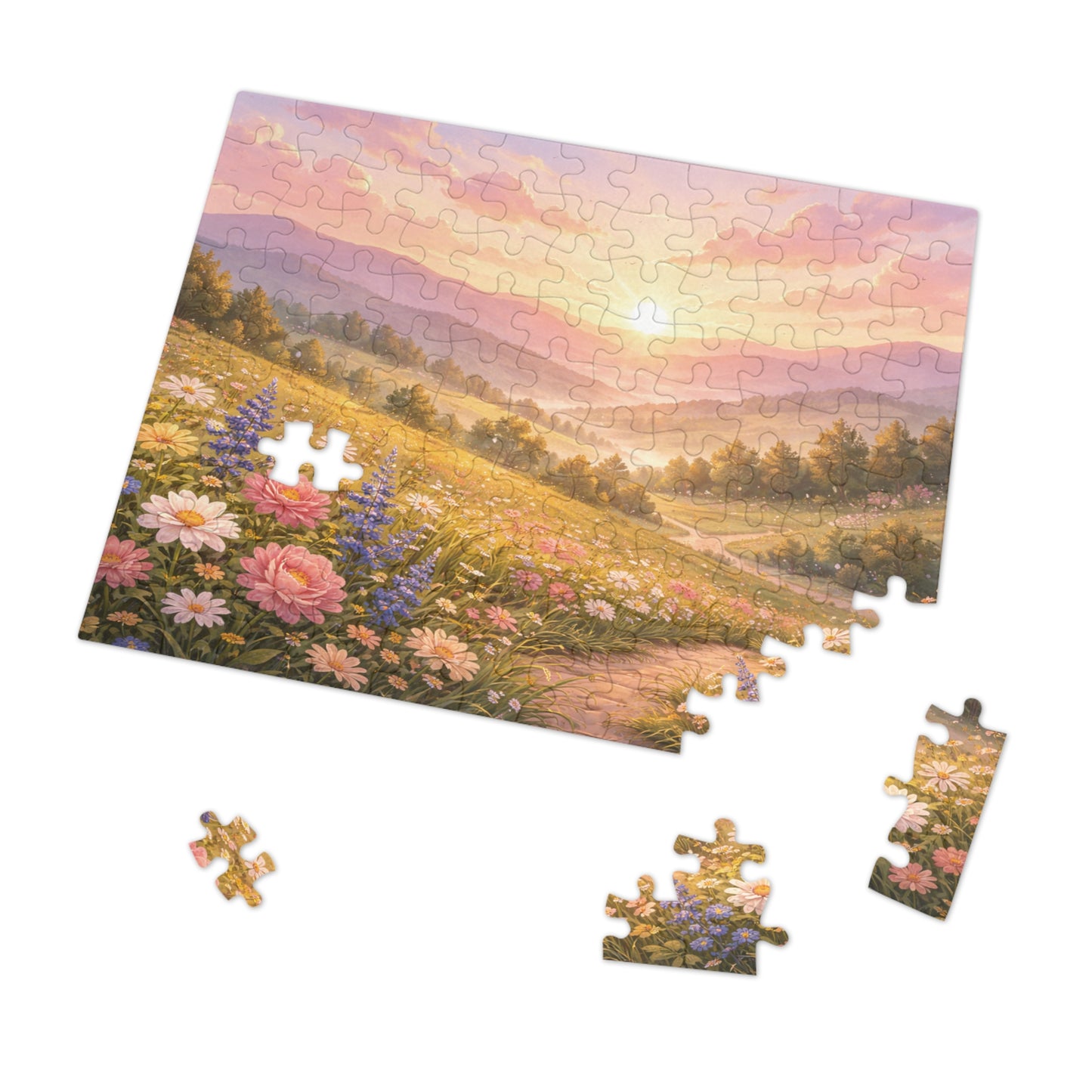 Dawn Over the Hills Puzzle