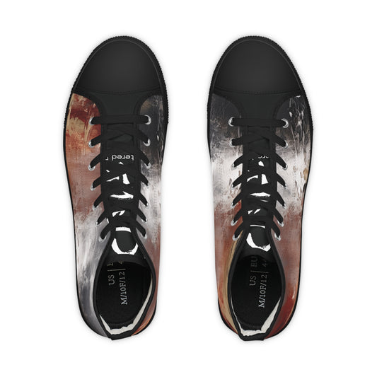 Refined by Fire – Men’s High-Top Sneakers