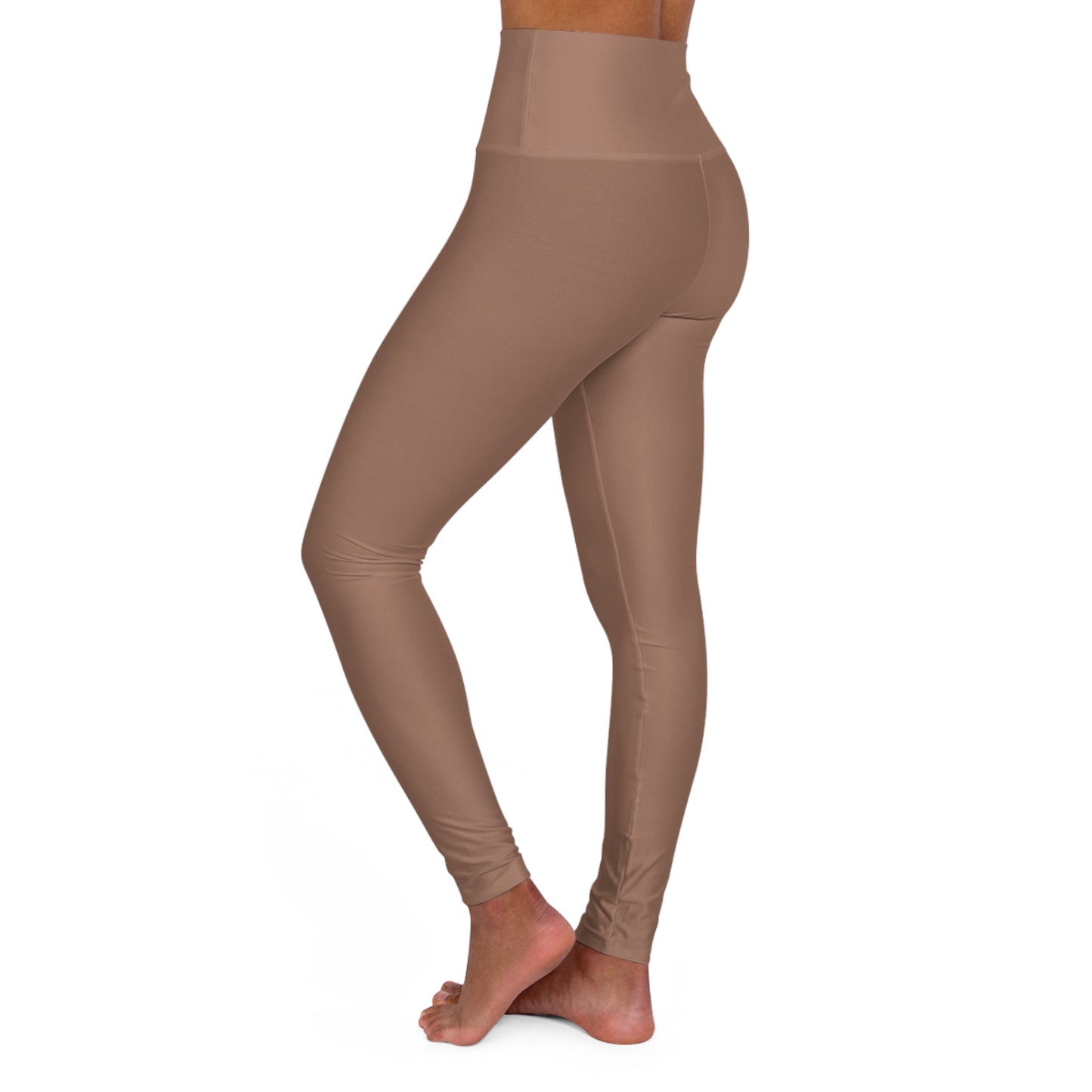 Faith in Motion: Luxe Solid Leggings – Mocha Mousse
