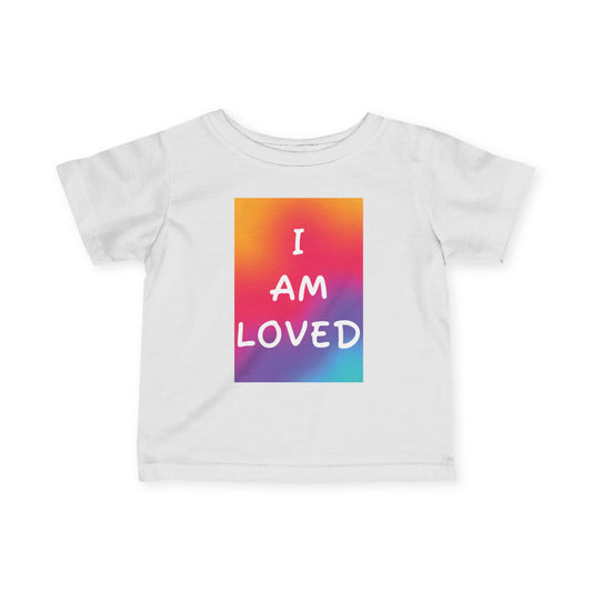 "I Am Loved" Baby Tee – Agape Affirmation