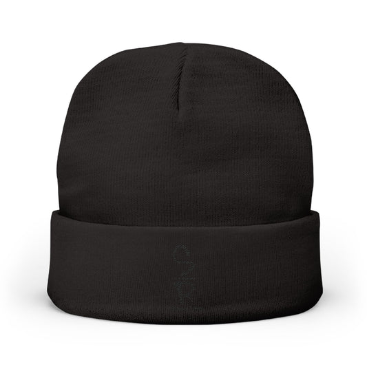 Rooted Warmth: Scattered Roses Embroidered Logo Beanie