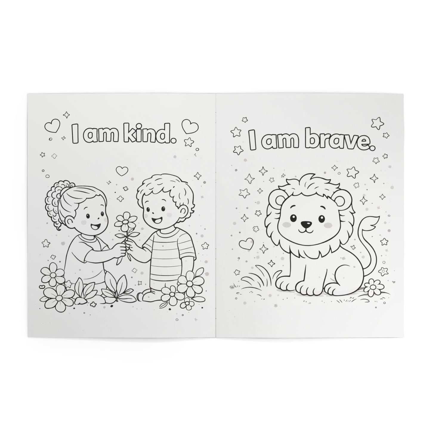Little Hearts, Big Truth Kids Affirmation Coloring Book