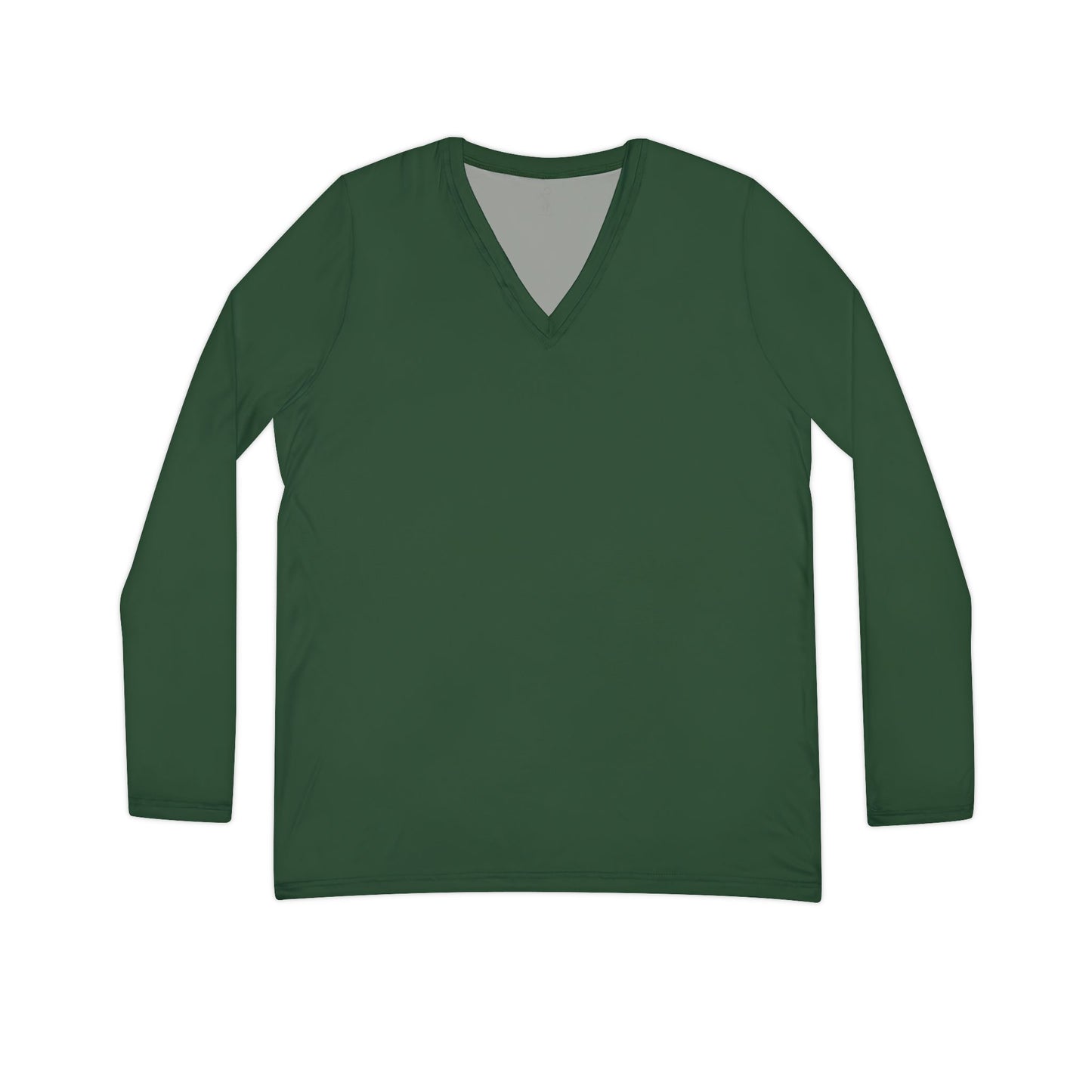Faithful Layers: Women’s Luxe V-Neck – Evergreen