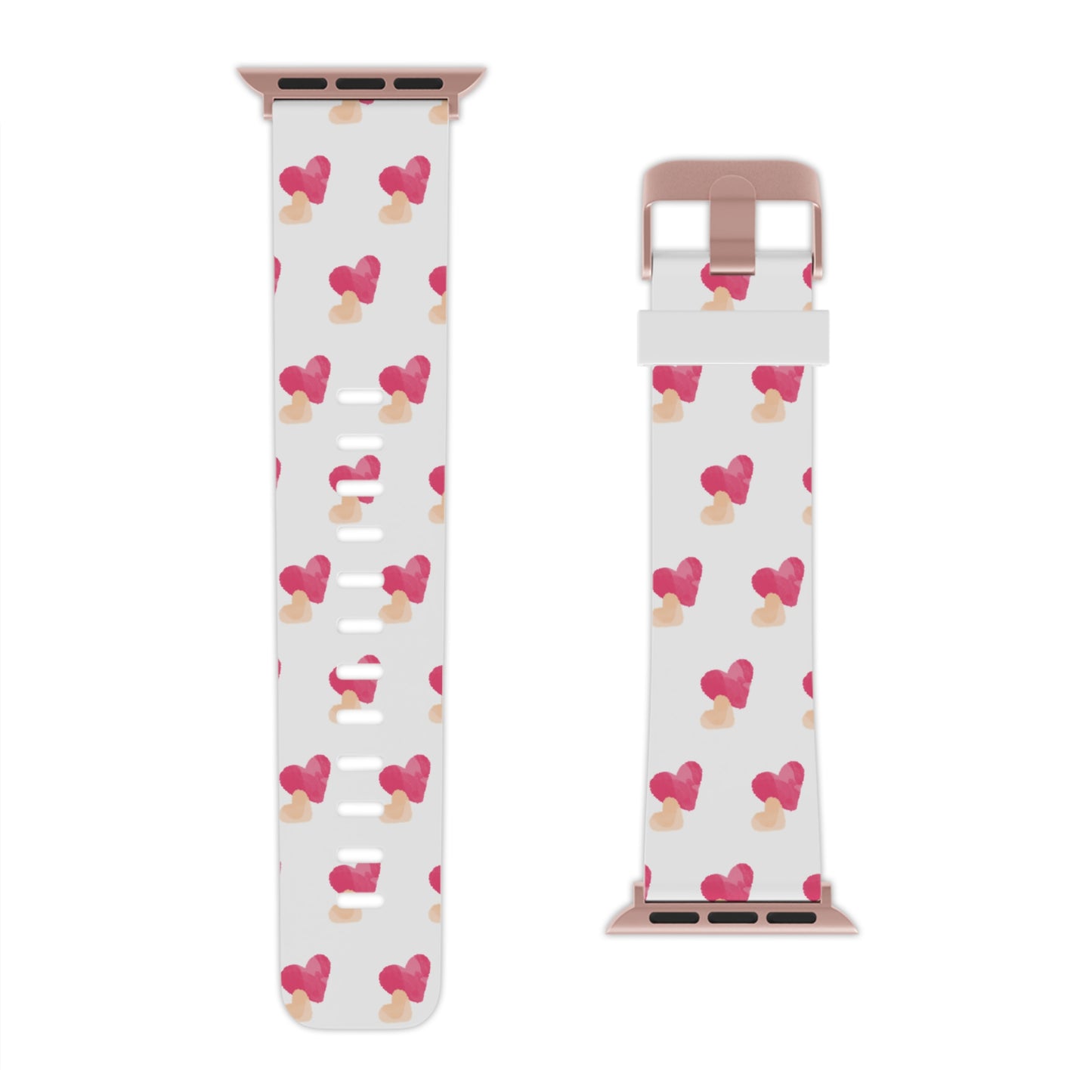 Hearts in Motion – Blush Smartwatch Band for Apple Watch