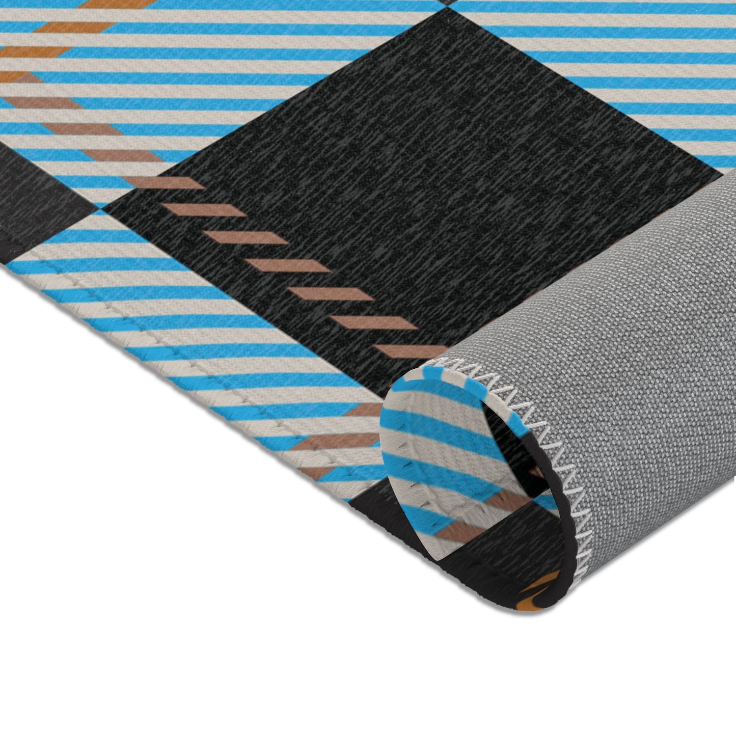 Ember Frost Area Rug – Frozen Tartan FW25