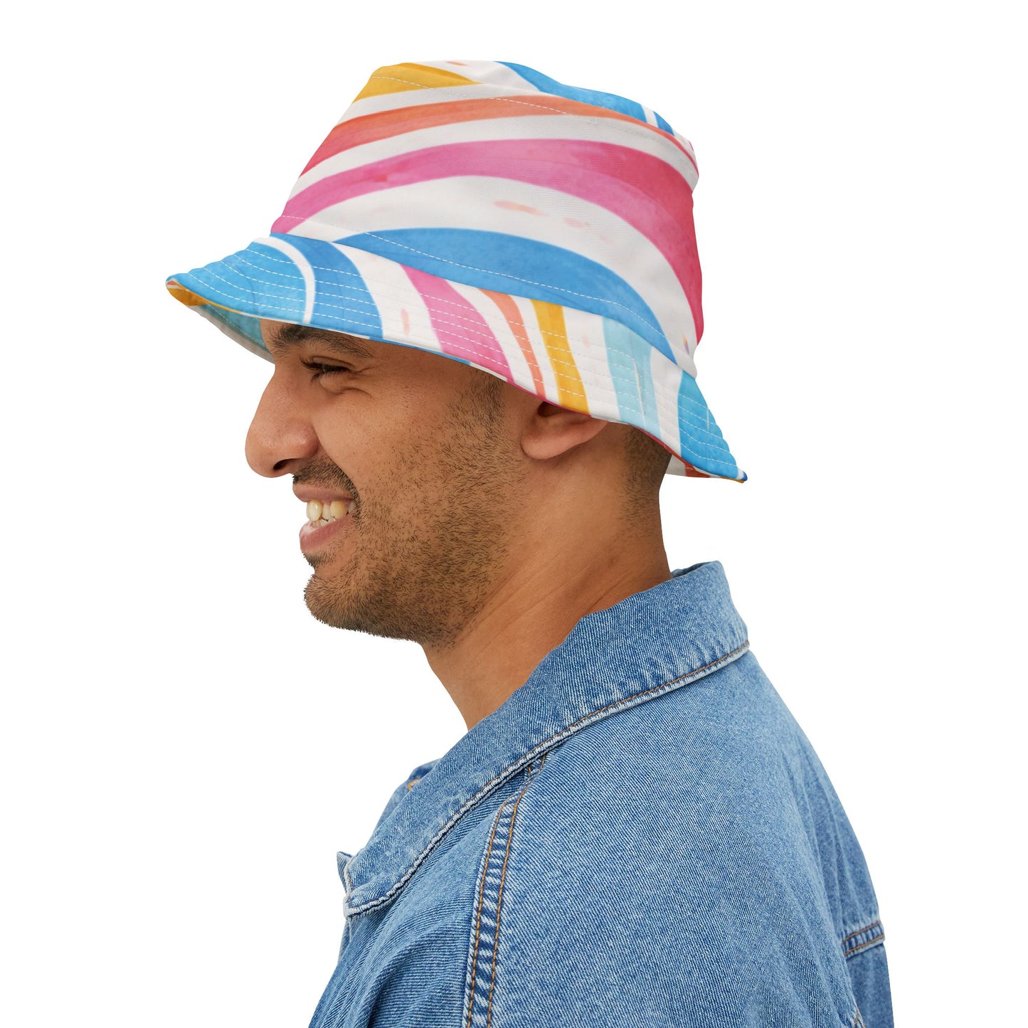 Sunburst Stripe Bucket Hat