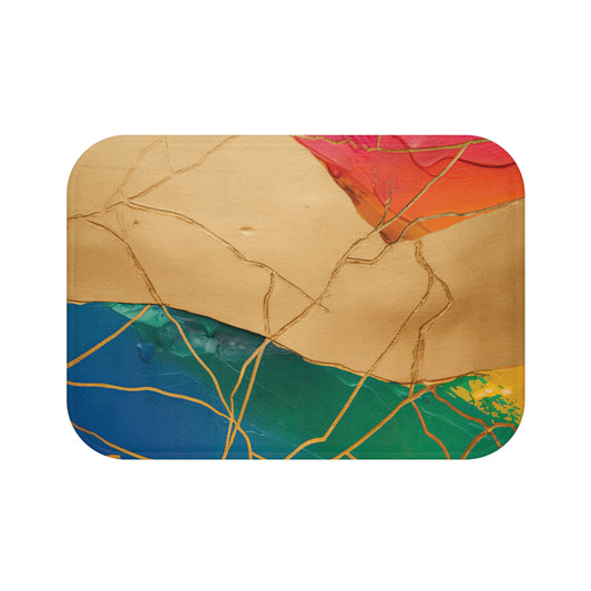 Divinely Mended – Kintsugi Bath Mat