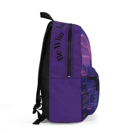 "City of Light" Backpack - Futuristic Anime Cityscape Design