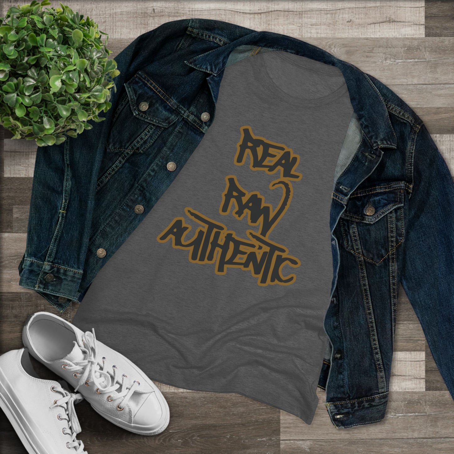 Real • Raw • Authentic Tee – Women’s Faith Streetwear