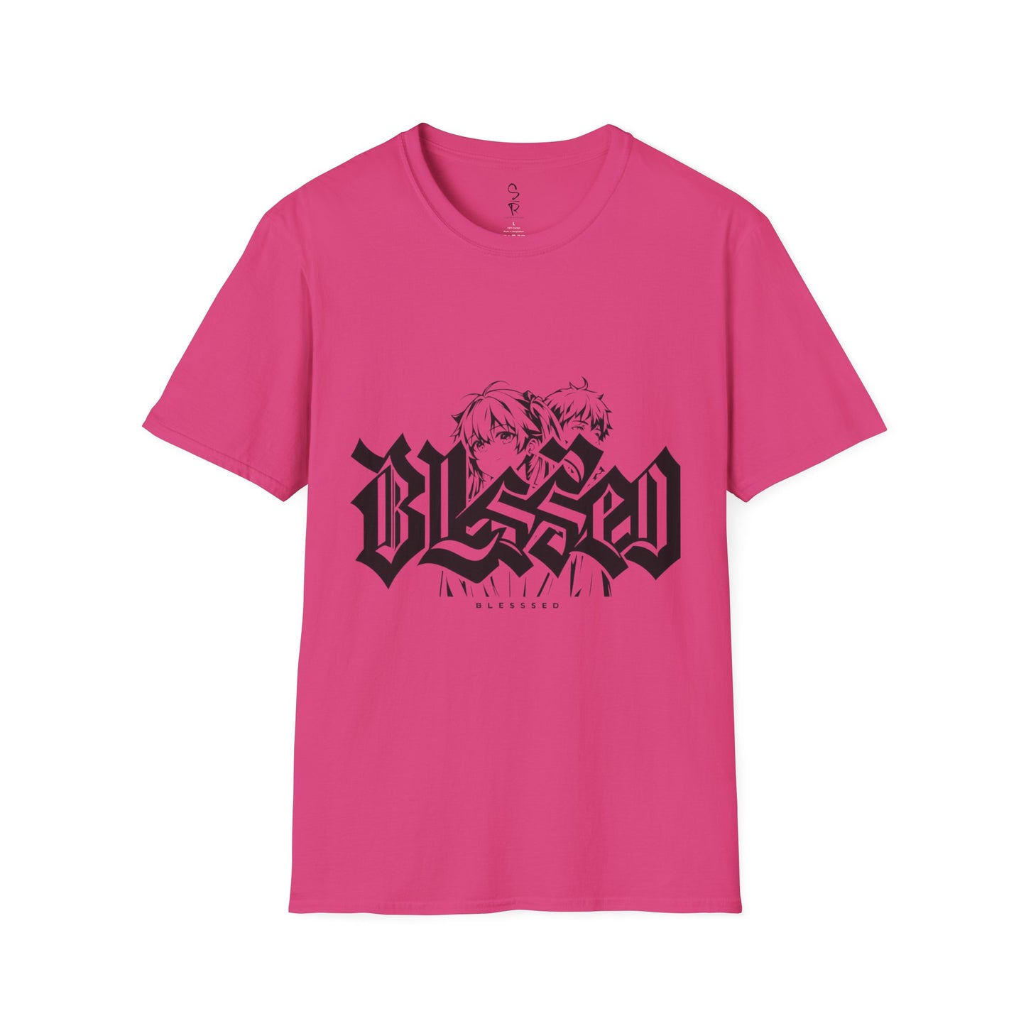 Blessed Graffiti Tee – Covered in Grace, Clothed in Boldness