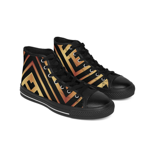 Grace in Motion High-Top Sneakers – Women’s Faith-Fueled Streetwear