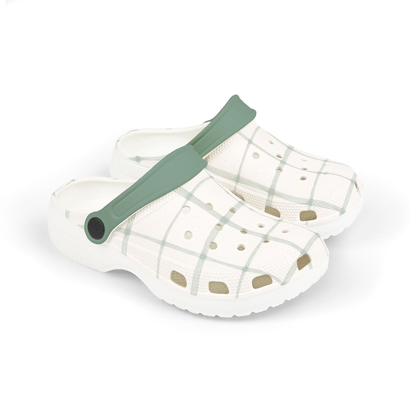 Sprout Grid Clogs (Unisex) | Golden Unfurling
