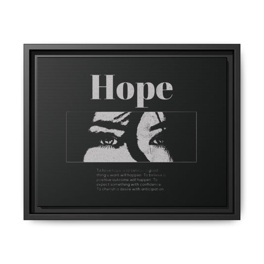 Hope – Eyes That Still Believe (Framed Art Print)