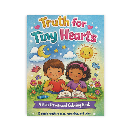 Truth for Tiny Hearts: A Kids Devotional Coloring Book