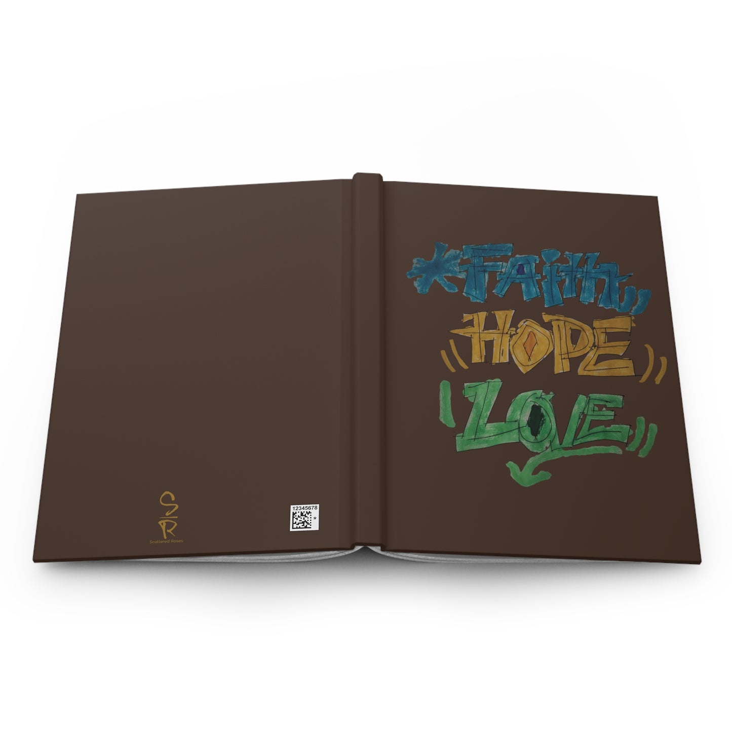 Faith Hope Love Journal – Espresso Cover